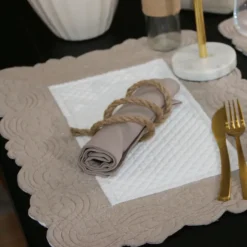 Set de table morphée coton matelassé