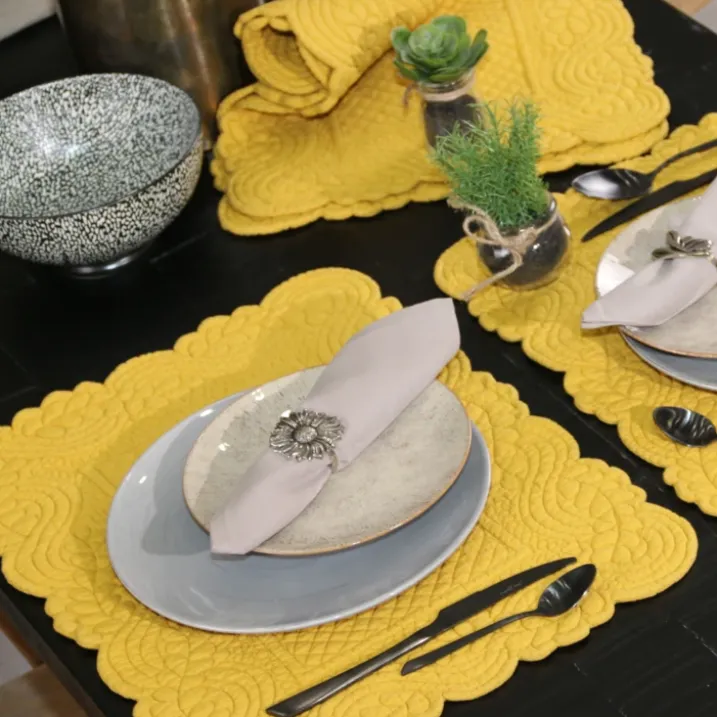 Set de table morphée coton matelassé