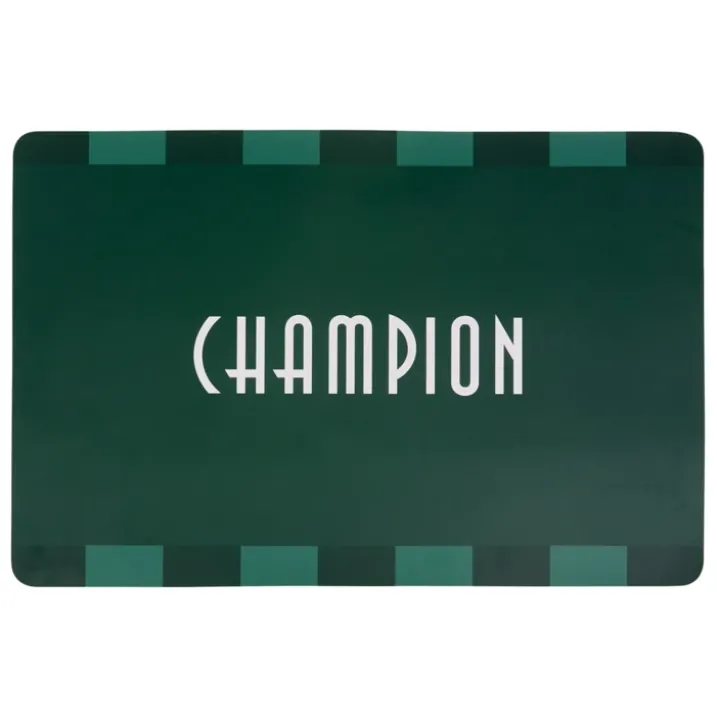 Set de table rectangulaire avec inscription champion