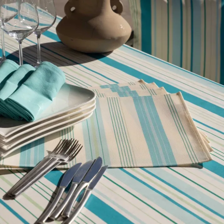 Set de table rectangulaire enduite