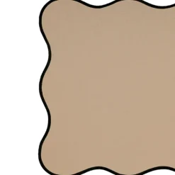 Set de table rectangulaire unis et bords ondulés