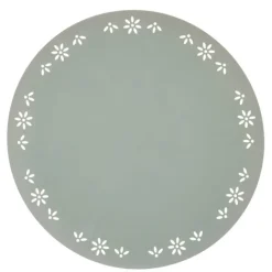 Set de table rond décoratif avec motif floral