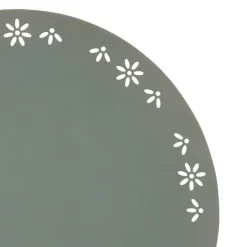 Set de table rond décoratif avec motif floral