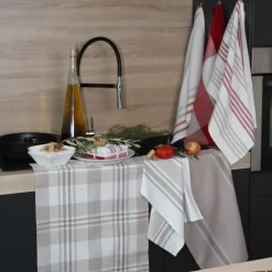 Set de 3 torchons cuisinecoton 50x70 cm