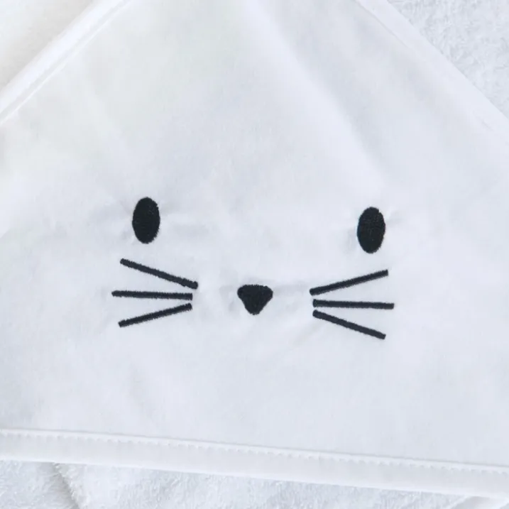 Set sortie de bain et gant lapin