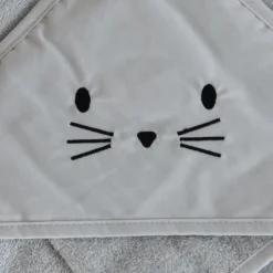 Set sortie de bain et gant lapin