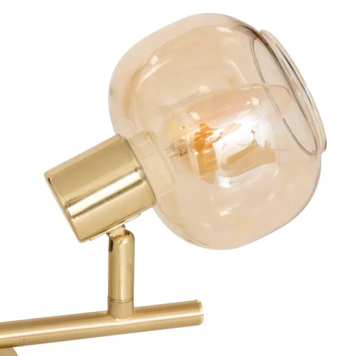 Spot orientable en verre et métal