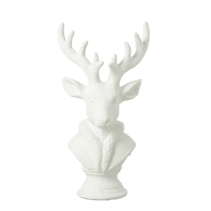 Statue cerf décorative en résine