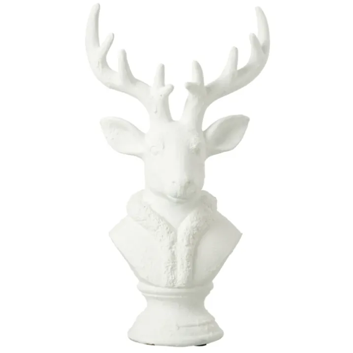 Statue cerf décorative en résine
