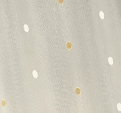 Store à remonter en organza jacquard à pois