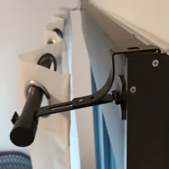 2 Supports de tringle sans perçage pour coffre de volet roulant