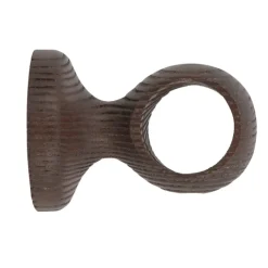 Support tringle monobloc court à œil en frêne
