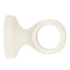 Support tringle monobloc court à œil en frêne