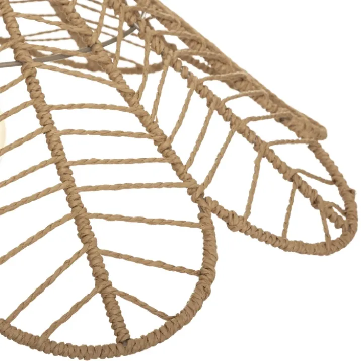 Suspension fleur en corde