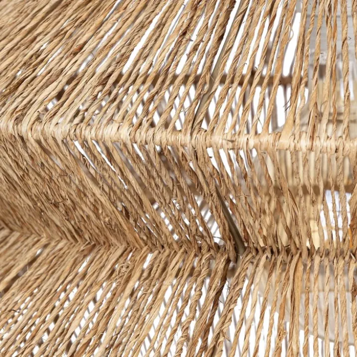 Suspension style accordéon en jute