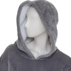 Sweat plaid à capuche