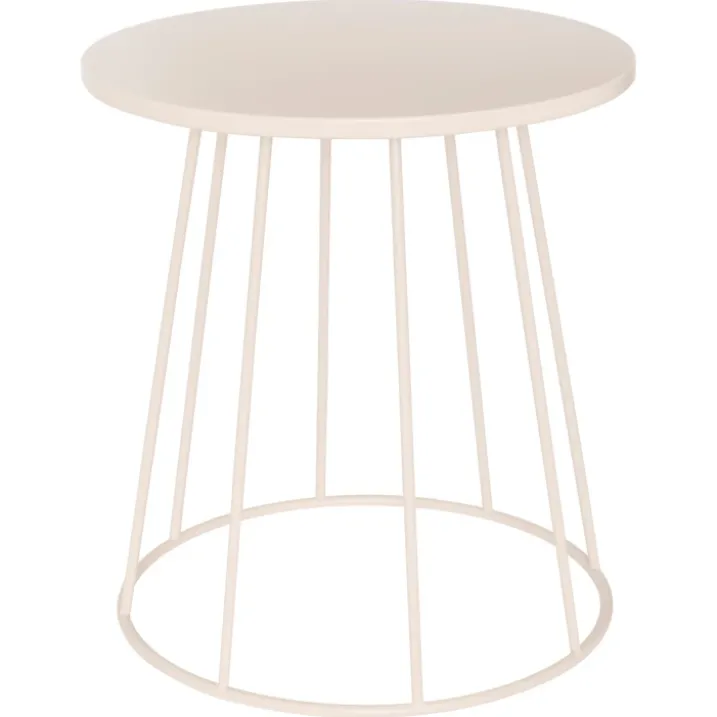 Table d’appoint ronde en acier