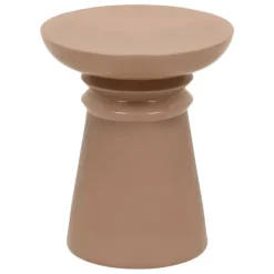 Table d'appoint totem en métal