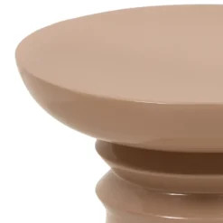 Table d'appoint totem en métal