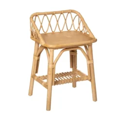 Table de chevet en rotin