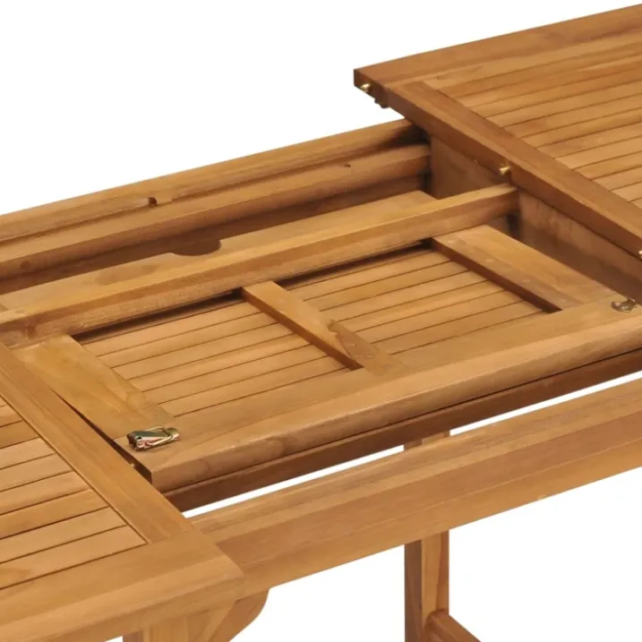 Table de jardin extensible en teck