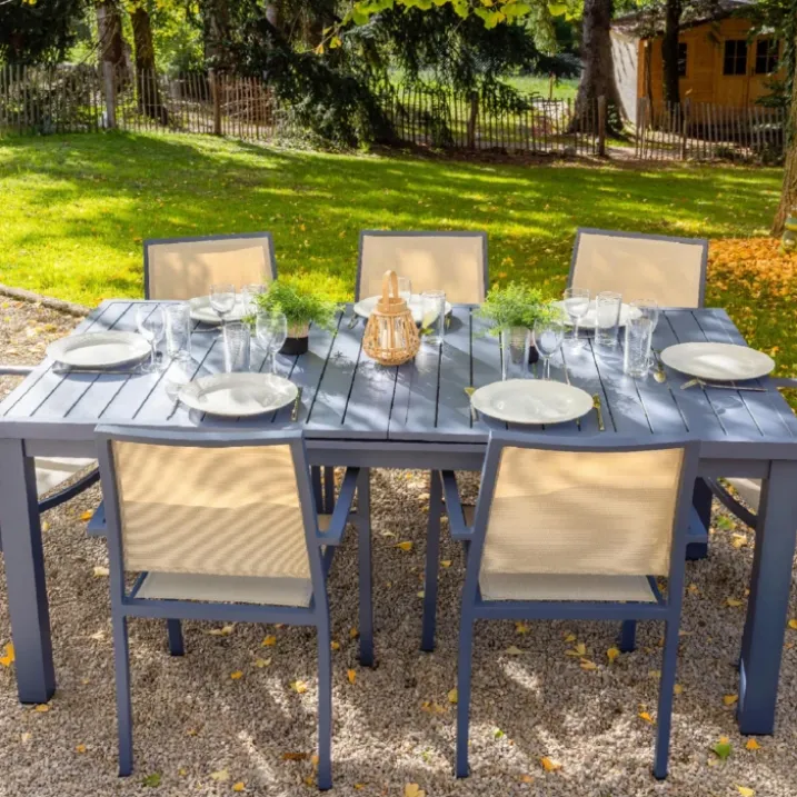 Table de jardin extensible 8/10 personnes