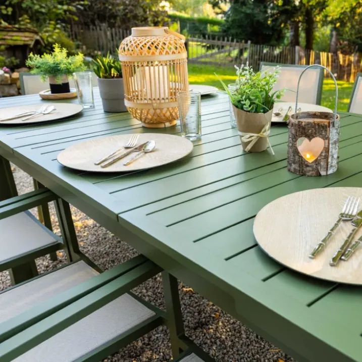 Table de jardin extensible 8/10 personnes