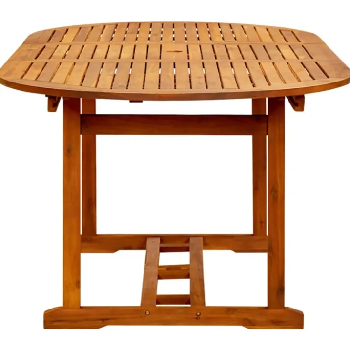 Table de jardin ovale en acacia