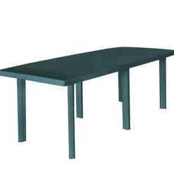 Table de jardin rectangulaire en pvc
