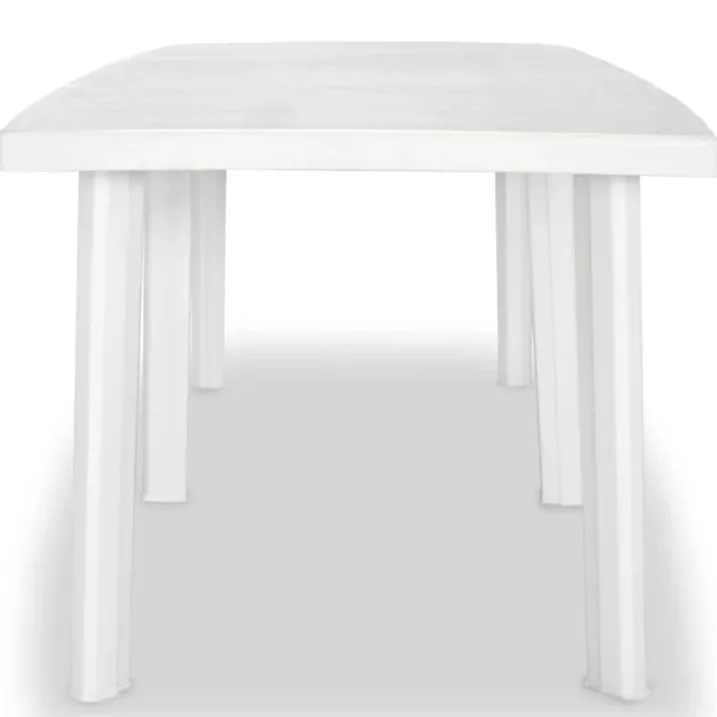 Table de jardin rectangulaire en pvc