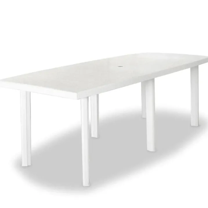 Table de jardin rectangulaire en pvc