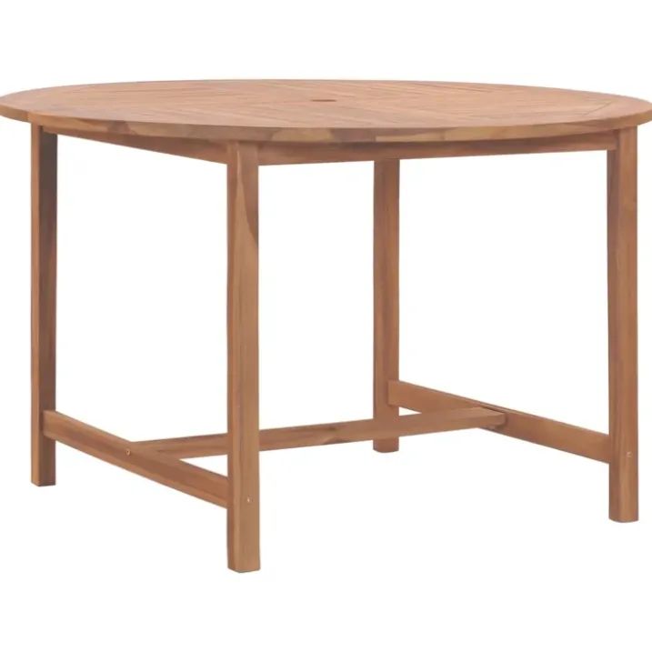 Table de jardin ronde en bois