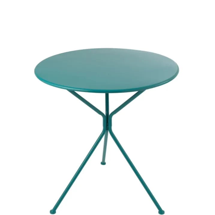 Table de jardin ronde en métal