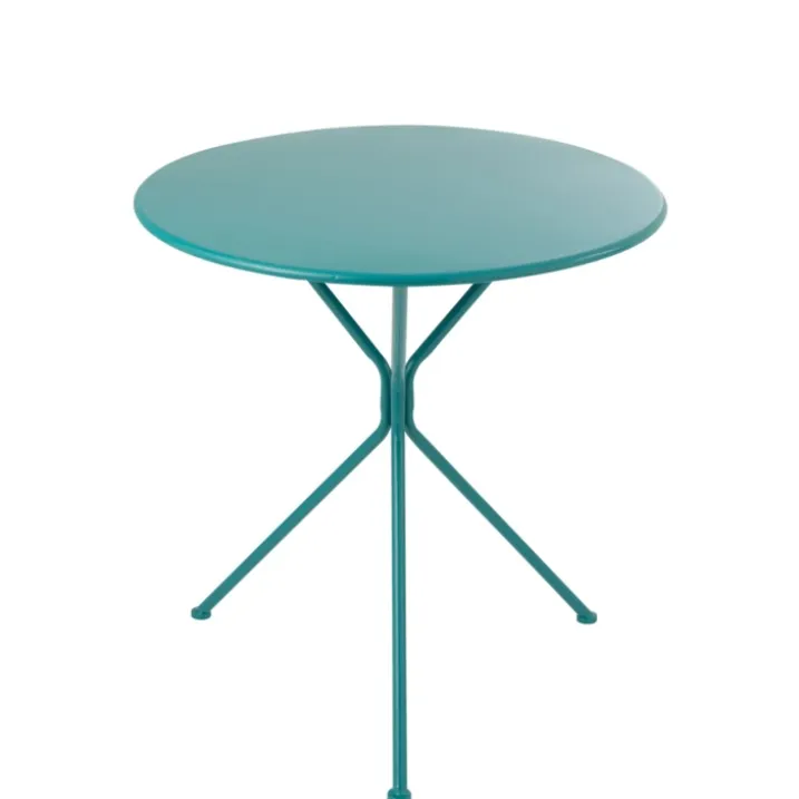Table de jardin ronde en métal
