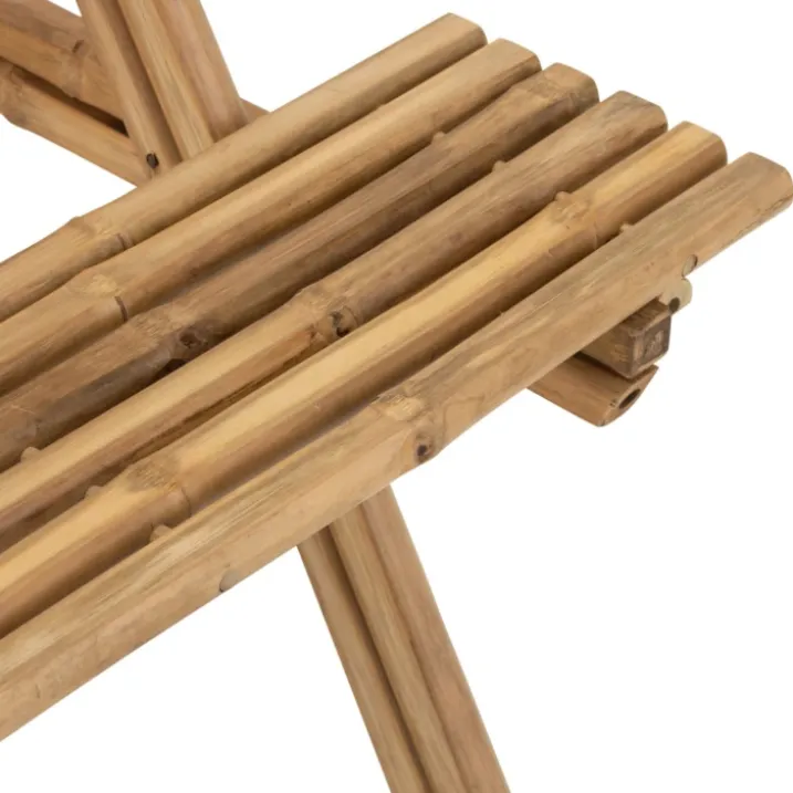 Table de pique-nique en bambou naturel
