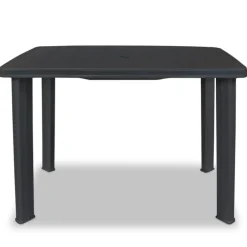 Table de salon de jardin en pvc