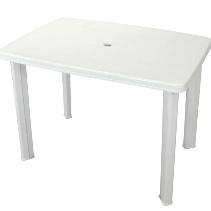 Table de salon de jardin en pvc