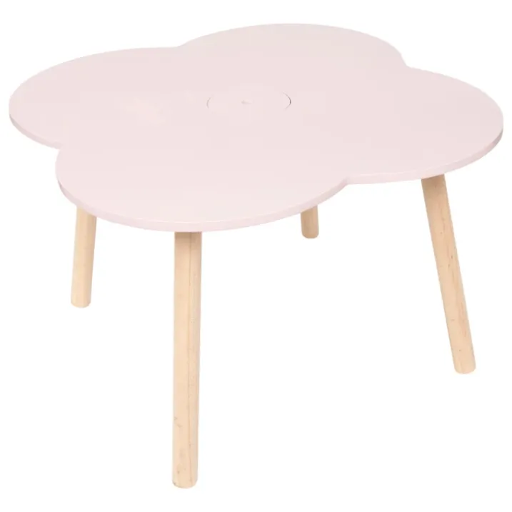 Table enfant en forme de fleur