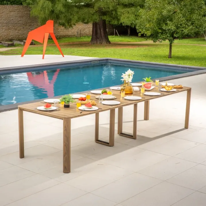Table extensible aluminium 2/14 personnes