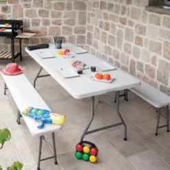 Table à manger pliante extérieure Villars