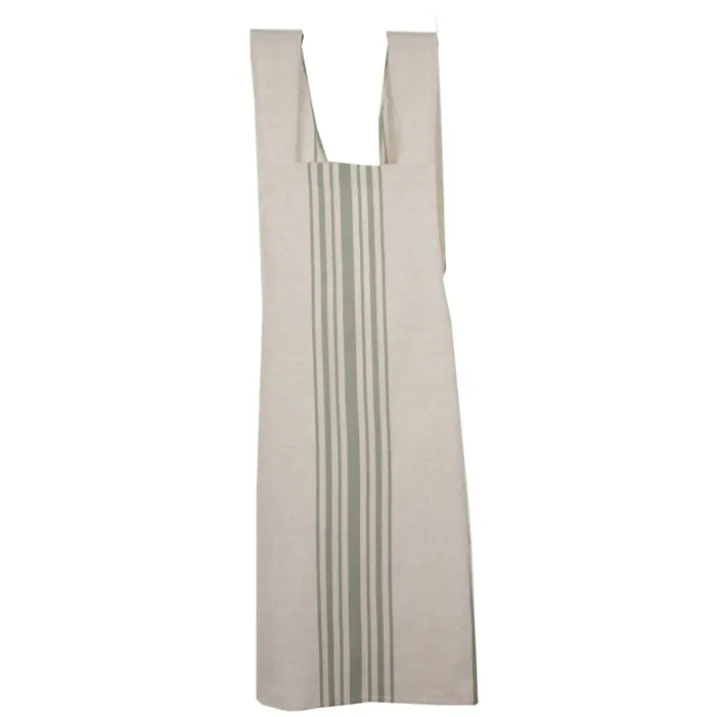 Tablier de cuisine polylin à rayures