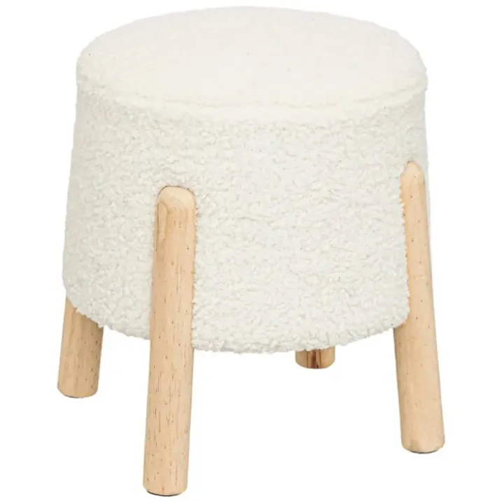 Tabouret d'appoint Inuit bouclette