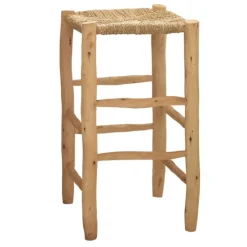 Tabouret de bar bois et doum