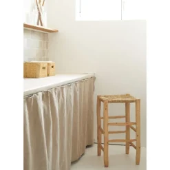Tabouret de bar bois et doum