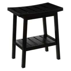 Tabouret de rangement en bambou