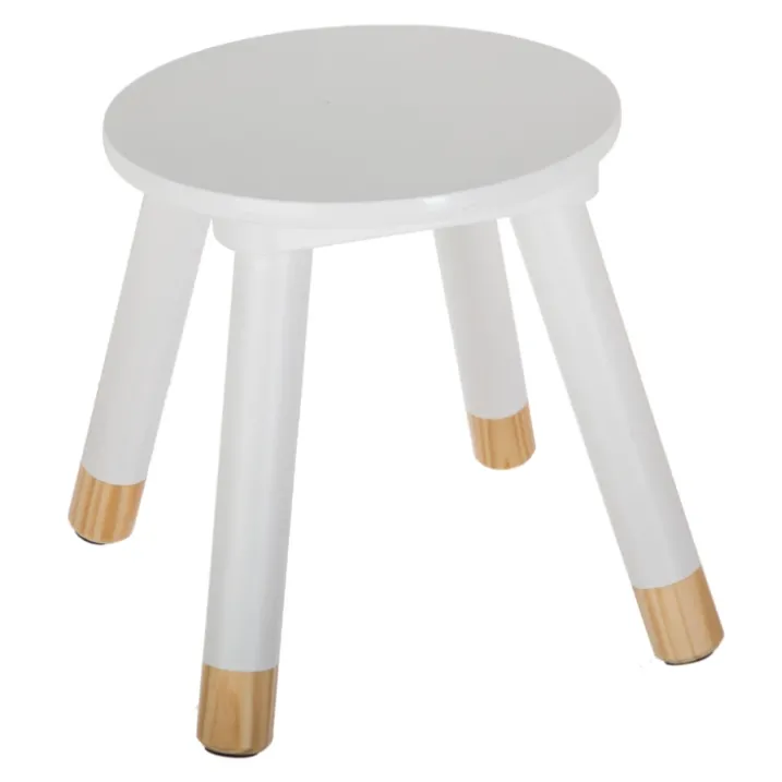 Tabouret enfant blanc