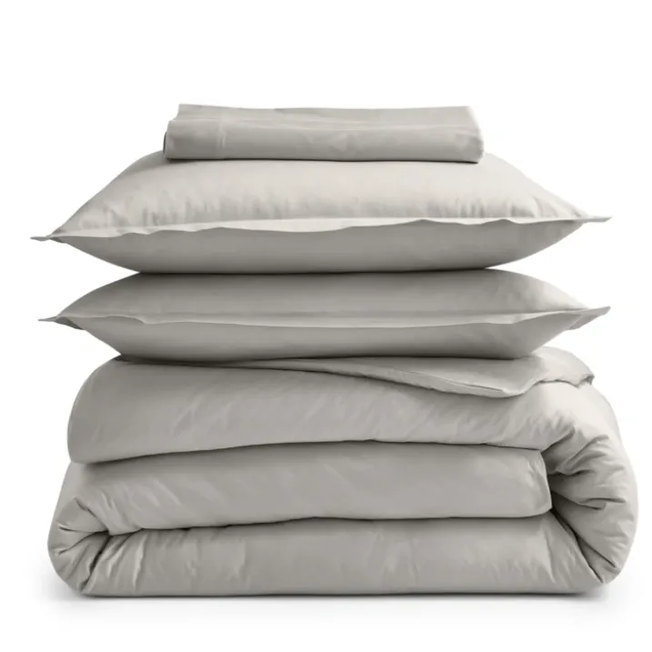 Taie de traversin percale de coton piquée unie