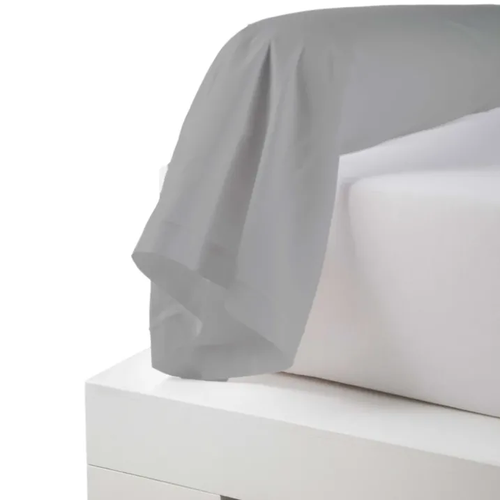 Taie de traversin percale de coton piquée unie