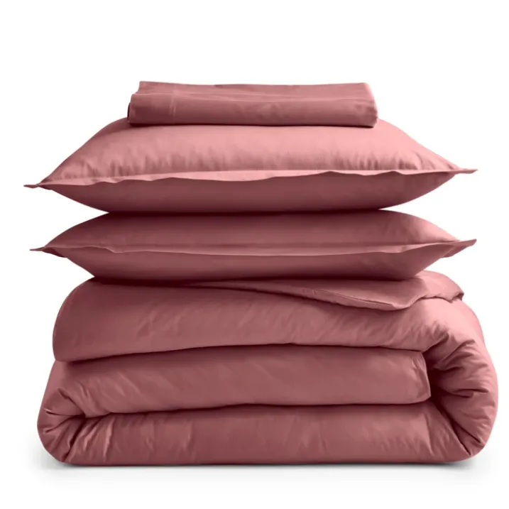 Taie de traversin percale de coton piquée unie