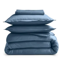 Taie de traversin percale de coton piquée unie